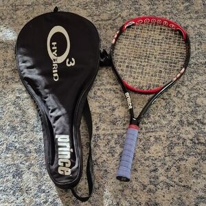 Prince O3 Hybrid Racket With Full Cover.